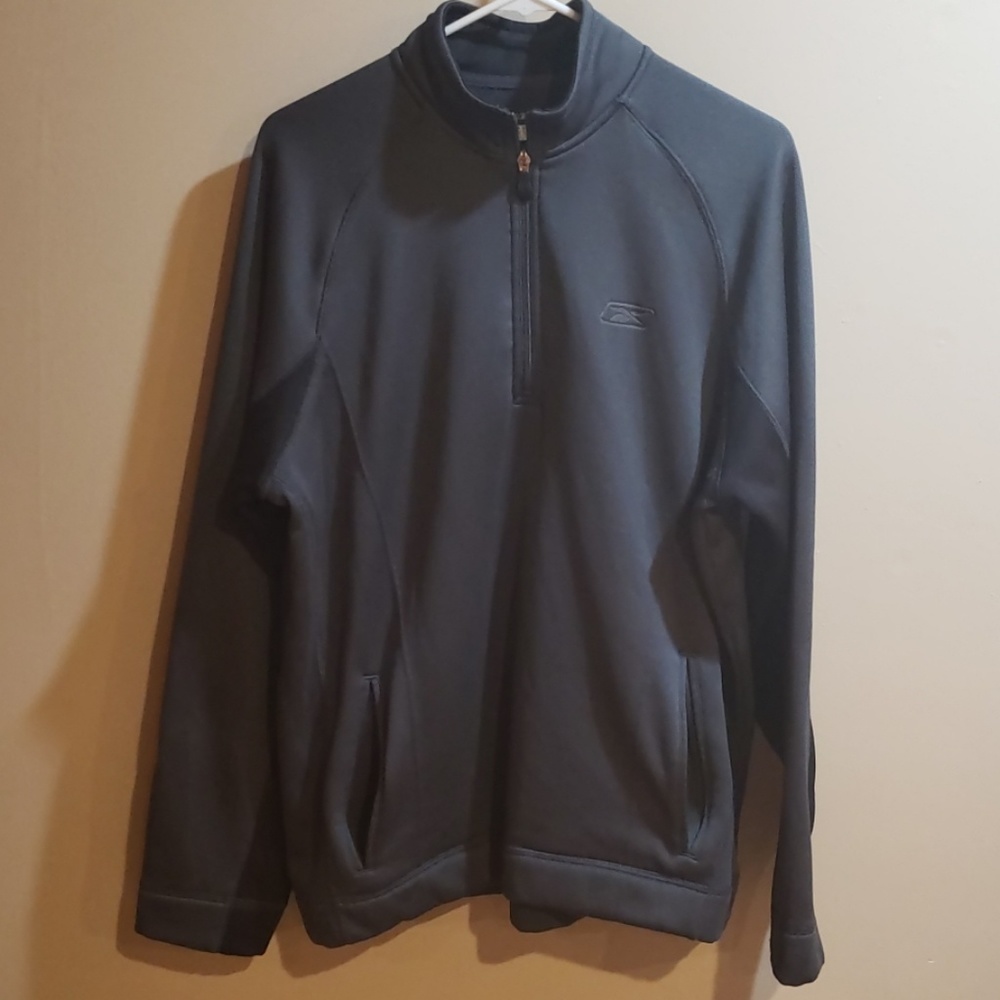 Mens Reebok quarter zip pullover sweatshirt